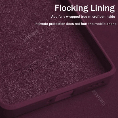 New Square Liquid Silicone Case For Samsung Galaxy S24 S23 S22 S21 S20 Ultra Plus FE A54 A53 A52 A73 5G 4G Shockproof Soft Cover