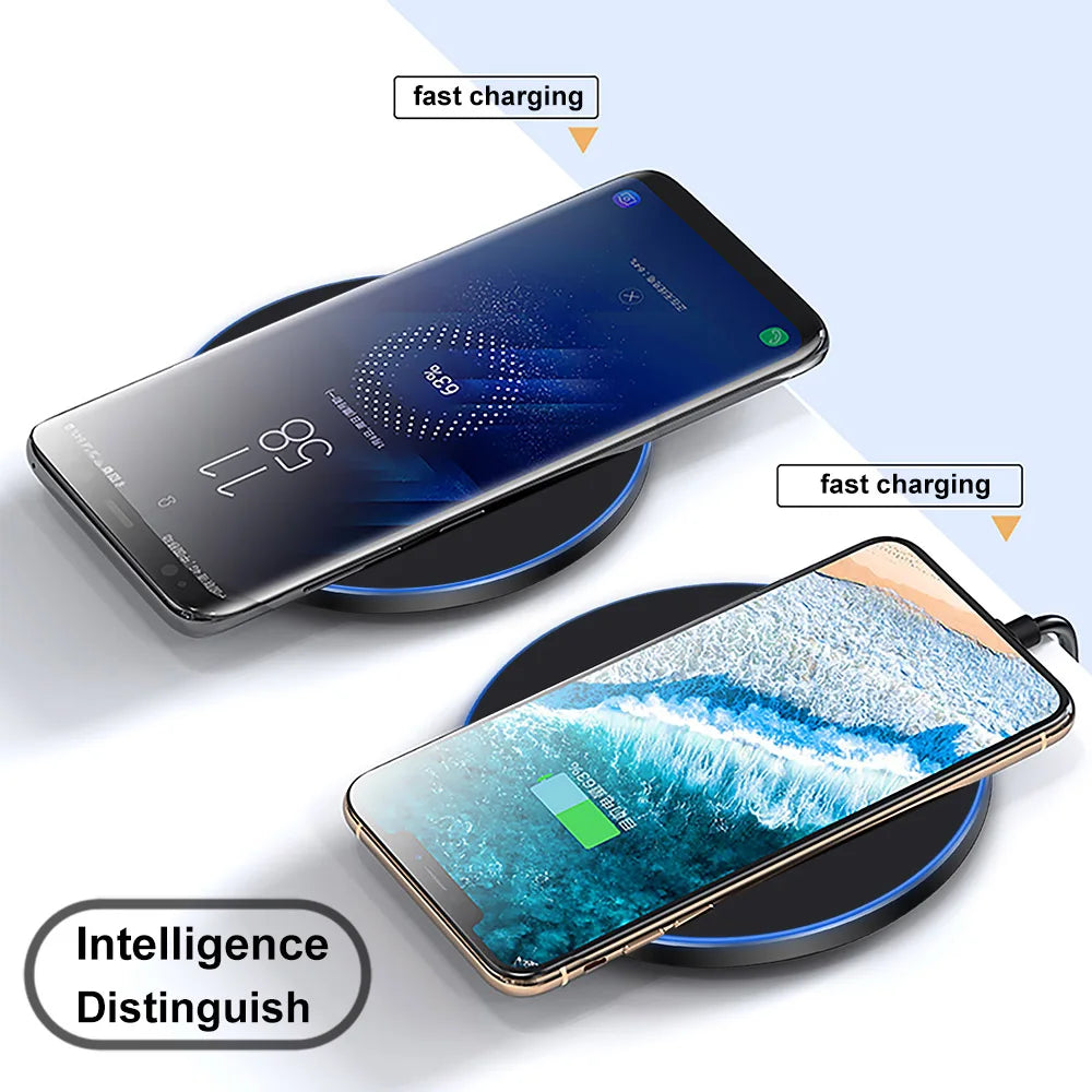 Cargador inalámbrico de 60 W para iPhone 15, 14, 13, 12, 11, X Pro Max, XR, 8, Samsung, Xiaomi, Huawei y LG. Estación de carga rápida.