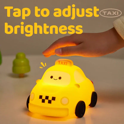 Soft Silicone Night Light - USB Rechargeable Touch Control 3-Level Dimmable Bedside Lamp for Nursery, Kids, Babies & Gift Decor