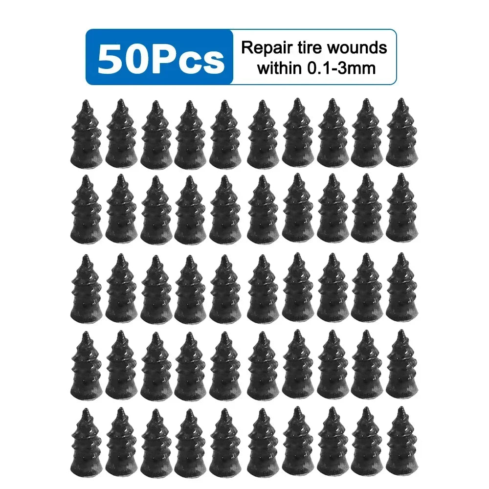 Revitalize Your Ride with the Ultimate Tire Puncture Repair Nail Kit - Perfect for Cars, Motorcycles, Scooters & Bikes!