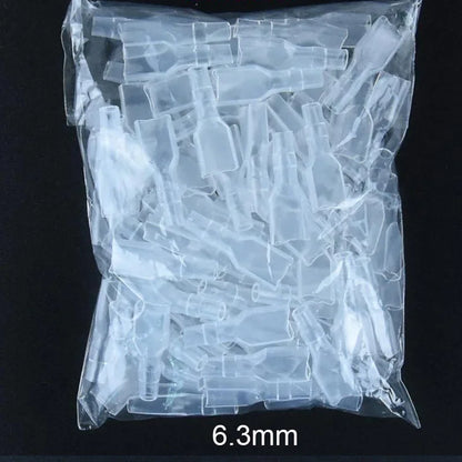 60Pcs Terminal Electrical Connectors 2.8/4.8/6.3mm Butt Splice Lug Terminals for Wire 12awg Crimp Cable Eletrico Car Accessories
