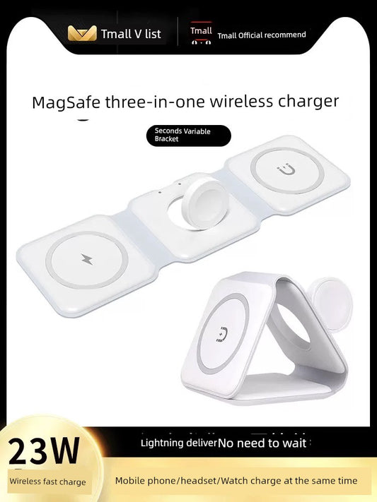 Auriculares tres en uno Base para iPhone Carga rápida Apple