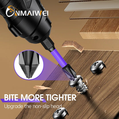Non-Slip Impact Batch Head Strong Magnetic Cross High Torque Hardness Screw Waterproof Ph2 Screwdriver Bits Set