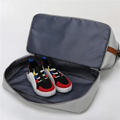 Bolsa de viaje para hombre y mujer, gran capacidad, equipaje de mano, separación de humedad y seco, bolsa deportiva para fitness, paquete de viaje de corta distancia.