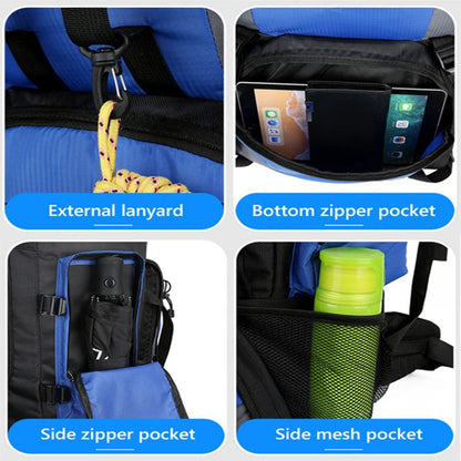 Mochila impermeable de 90 l para senderismo, camping, trekking, gran capacidad, para viajes, deportes al aire libre, equipo de camping para hombre