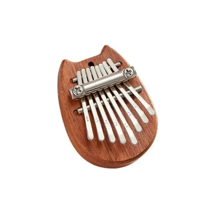 Mini Kalimba de madera de 8 teclas, de alta calidad, exquisito piano de pulgar, marimba musical, buen accesorio colgante, regalo
