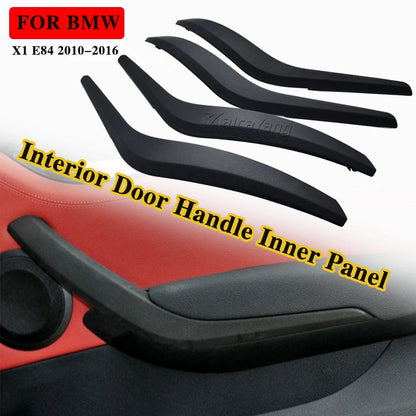 Juego de manijas interiores de coche, reposabrazos de puerta, panel embellecedor para BMW X1 E84 2010 2011 2012 2013 2014 2015 2016