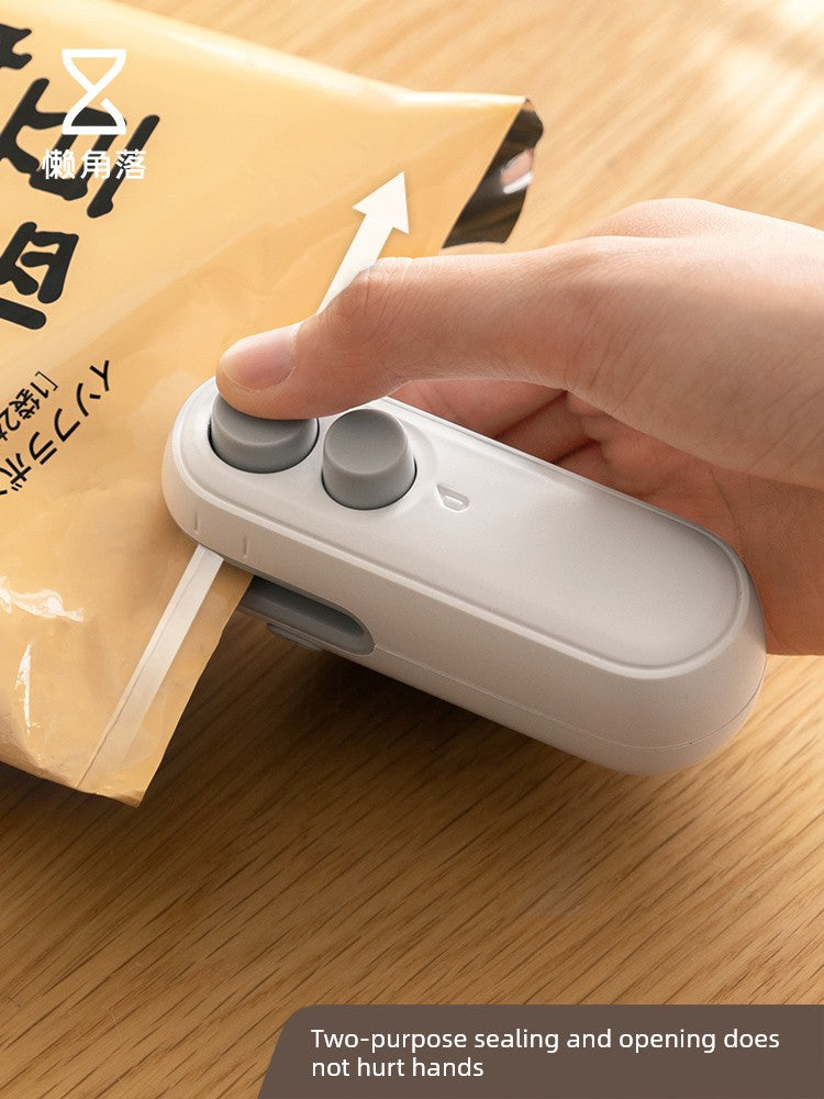 Máquina selladora de bolsas de plástico a presión manual para mini snacks