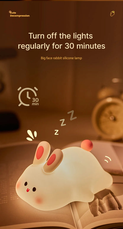 LED Night Light for Kids Squishy Novelty Lamp 3 Level Dimmable Nursery Nightlight for Breastfeeding Toddler Baby Home Decor