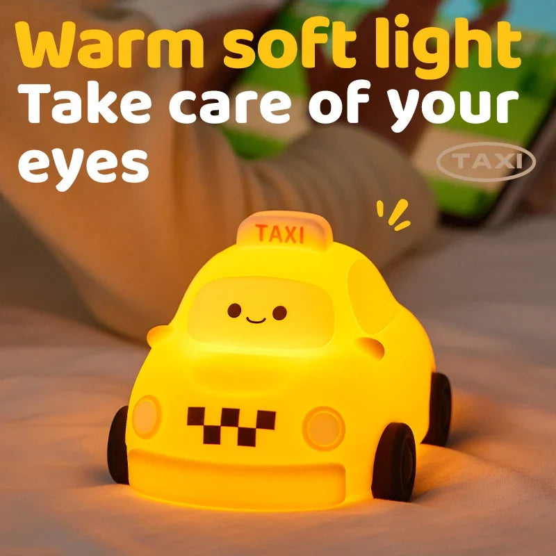 Soft Silicone Night Light - USB Rechargeable Touch Control 3-Level Dimmable Bedside Lamp for Nursery, Kids, Babies & Gift Decor