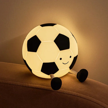 Soft Silicone Night Light - USB Rechargeable Touch Control 3-Level Dimmable Bedside Lamp for Nursery, Kids, Babies & Gift Decor