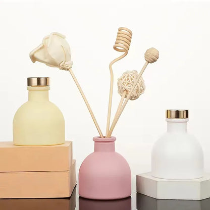 1Pc 50Ml Home Fragrance Diffuser Bottles Party Gifts Glass Container Reed Diffuser Essential Oil Bottle Oil Diffusers Sticks