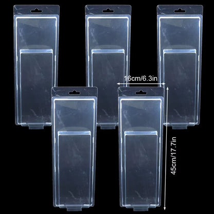 5Pcs Car Toy Transparent Display Case Hotwheels Protective Shell Boulevard Team Transport Model Card Board Collect Boys Gift