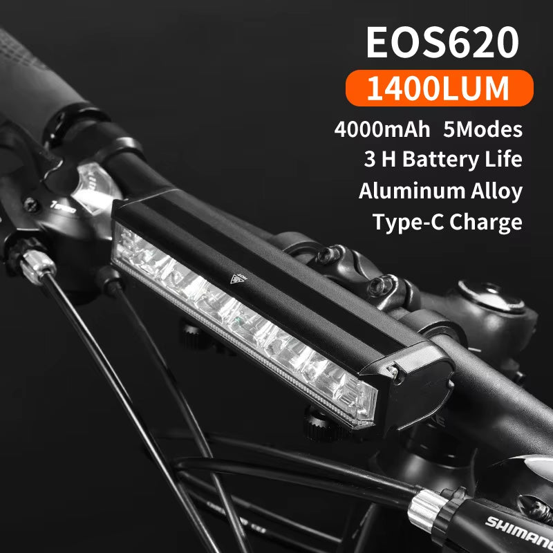 Bicycle Light 8000Mah EOS610 640 Bike Light Waterproof Flashlight USB Charging MTB Road Cycling Lamp Bicycle Light Accessories