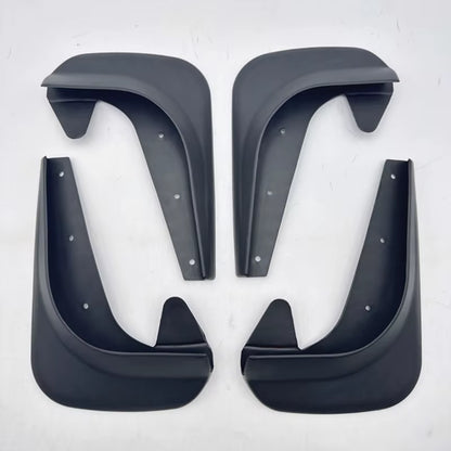4Pcs Set Car Tire Fender Universal Front Rear Wheel Mud Flaps Splash Guards Mudflaps with Screw Automobile Protector Accessories