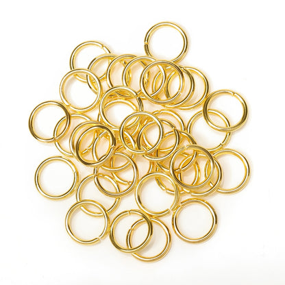 Lote de 200 unidades de anillos de salto de círculo abierto, venta al por mayor, para collares, pulseras, pendientes, colgantes, conectores, accesorios para manualidades de joyería.