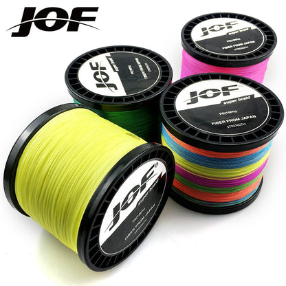 Grey - New Brand Woven wire 1000M-100M PE Braided Fishing Line 4 strands 18 28 35 40 50 60 80LB 120LB Multifilament Fishing Line