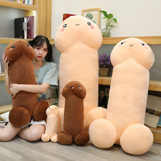 Trick Penis Plush Toy Simulation Boy Dick Plushie Real-life Penis Plush Hug Pillow Stuffed Sexy Interesting Gifts For Girlfriend