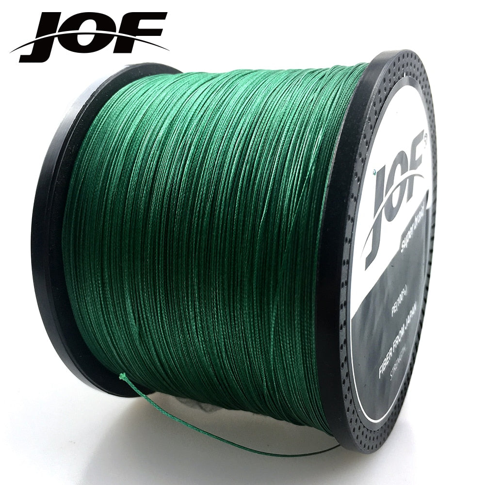 Grey - New Brand Woven wire 1000M-100M PE Braided Fishing Line 4 strands 18 28 35 40 50 60 80LB 120LB Multifilament Fishing Line