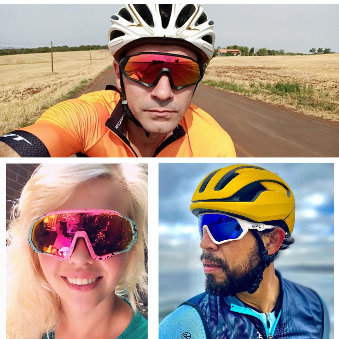 Riding Cycling Sunglasses Mtb Polarized Sports Cycling Glasses Goggles Bicycle Mountain Bike Glasses Men's Women Cycling Eyewear