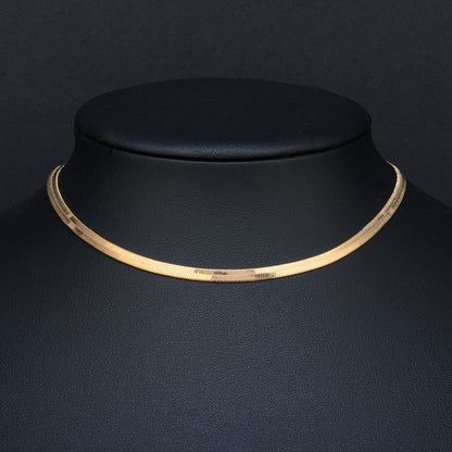 Gargantilla de serpiente de acero inoxidable de 35+5 cm, color dorado y plateado, de alta calidad, para mujer, 2019