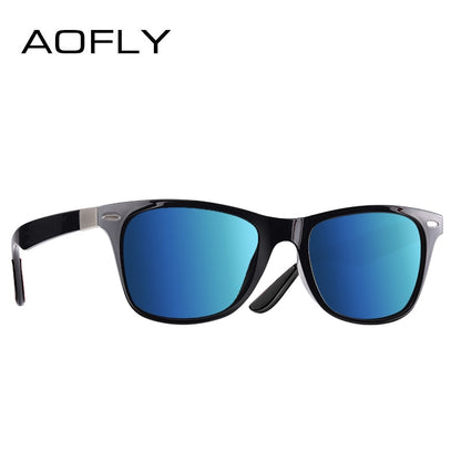 AOFLY BRAND DESIGN Classic Polarized Sunglasses Men Women Driving Square Frame Sun Glasses Male Goggle UV400 Gafas De Sol AF8083