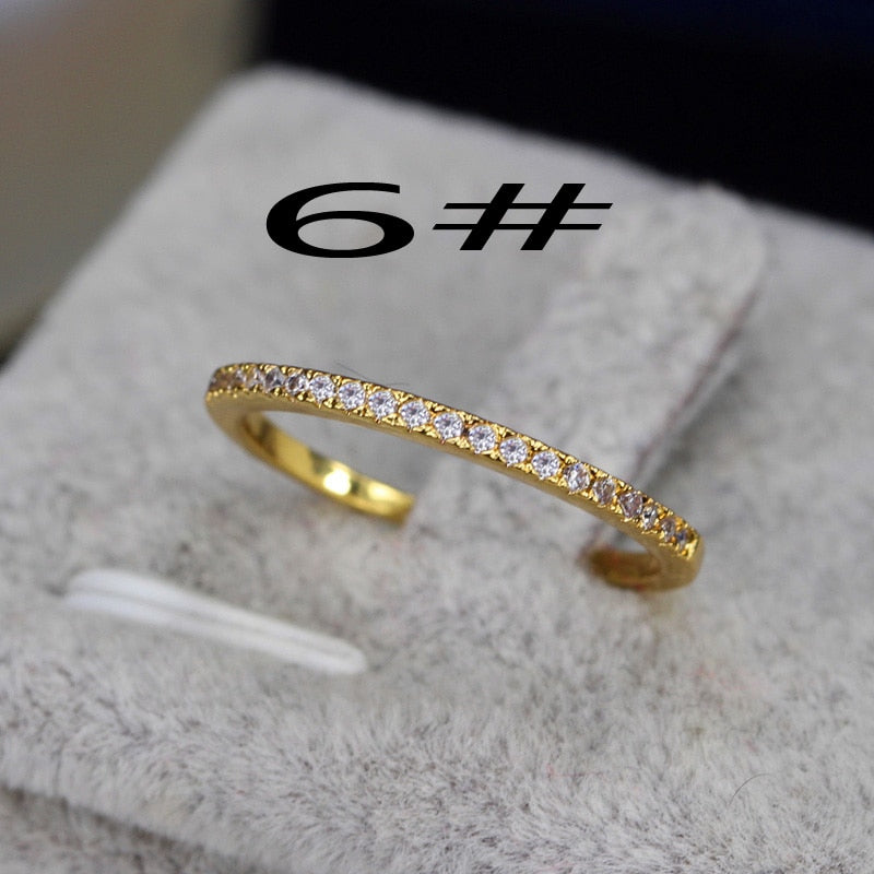 Pulsera ajustable CWWZircons para mujer, con barra deslizante, circonita brillante en color oro rosa, CB089 