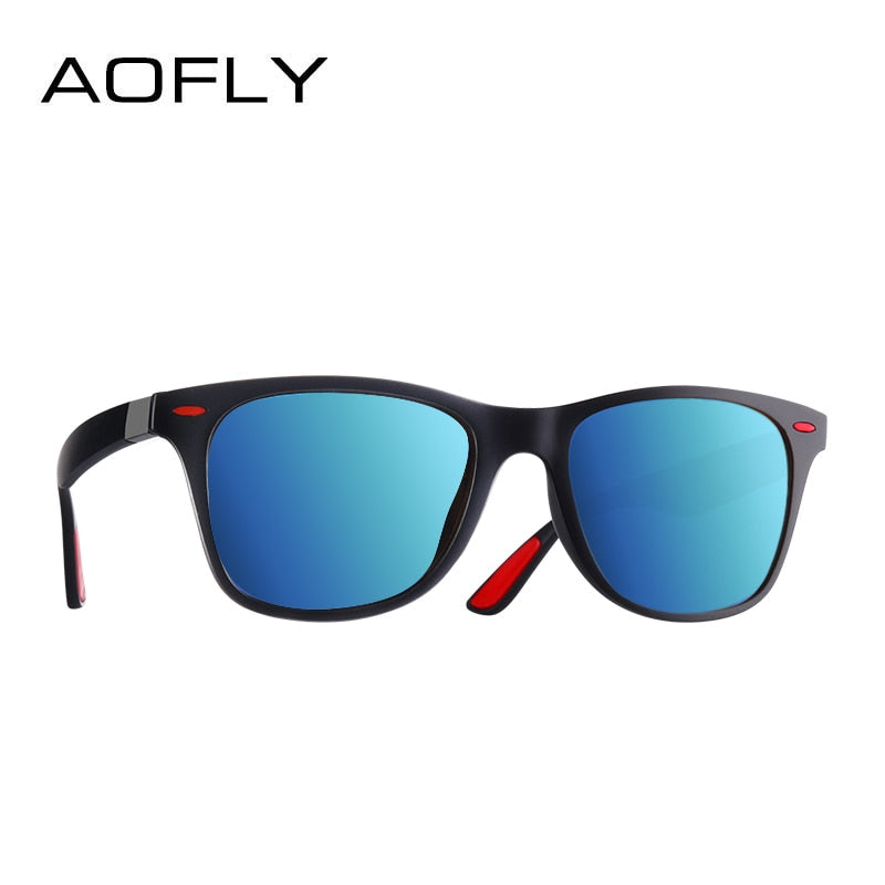 AOFLY BRAND DESIGN Classic Polarized Sunglasses Men Women Driving Square Frame Sun Glasses Male Goggle UV400 Gafas De Sol AF8083