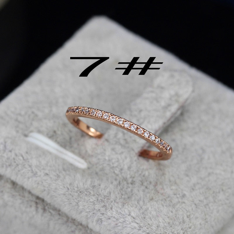 Pulsera ajustable CWWZircons para mujer, con barra deslizante, circonita brillante en color oro rosa, CB089 