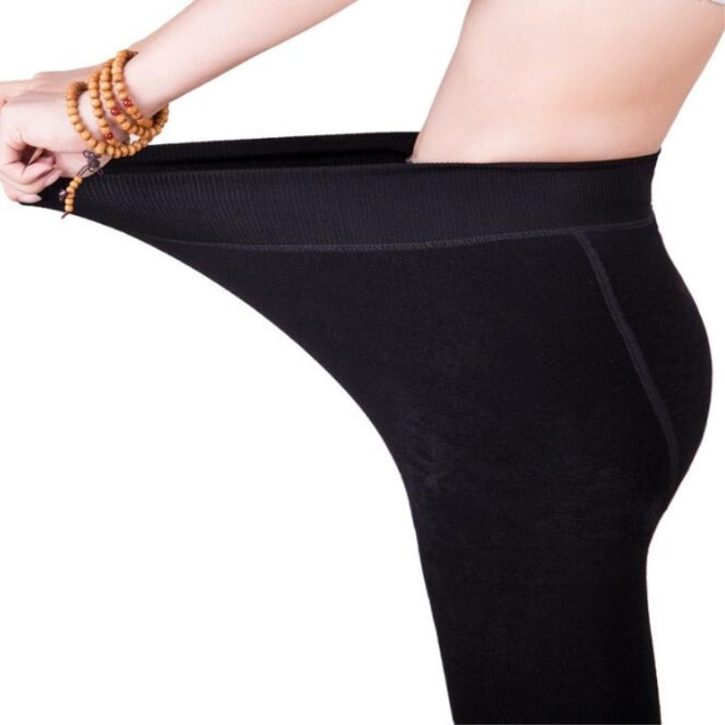 Winter Leggings Knitting Velvet Casual Legging New High Elastic Thicken Lady's Warm Black Pants Skinny Pants For Women Leggings