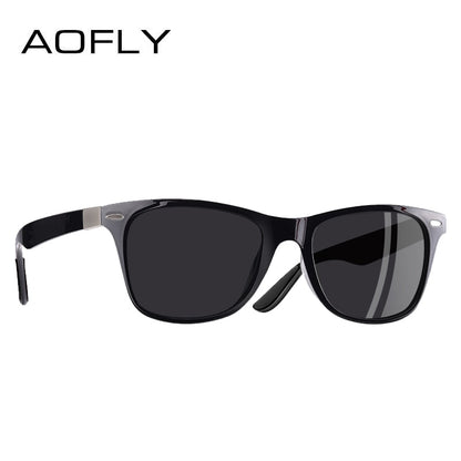 AOFLY BRAND DESIGN Classic Polarized Sunglasses Men Women Driving Square Frame Sun Glasses Male Goggle UV400 Gafas De Sol AF8083