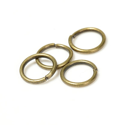 Lote de 200 unidades de anillos de salto de círculo abierto, venta al por mayor, para collares, pulseras, pendientes, colgantes, conectores, accesorios para manualidades de joyería.