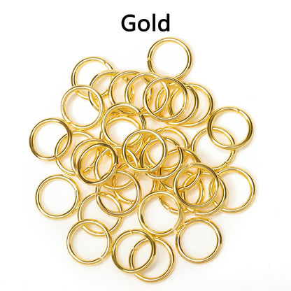 Lote de 200 unidades de anillos de salto de círculo abierto, venta al por mayor, para collares, pulseras, pendientes, colgantes, conectores, accesorios para manualidades de joyería.