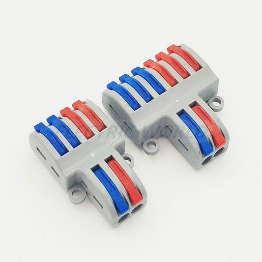 Conector de cable SPL-42 Conector de cableado compacto universal Conector de bloque de terminales a presión para iluminación Mini conector de cable rápido