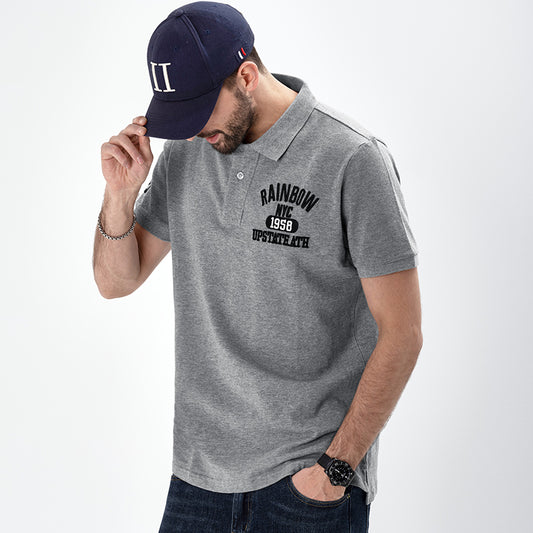 Island Summer American Style Short-Sleeved Polo Shirt Lapel T-shirt