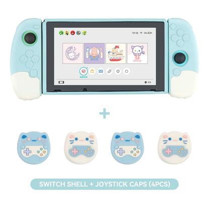 GeekShare Nintendo Switch Shell Silicone Soft Shell 3D Cute Cat Claw Split JoyCon Protective Case For Nintend Switch Accessories